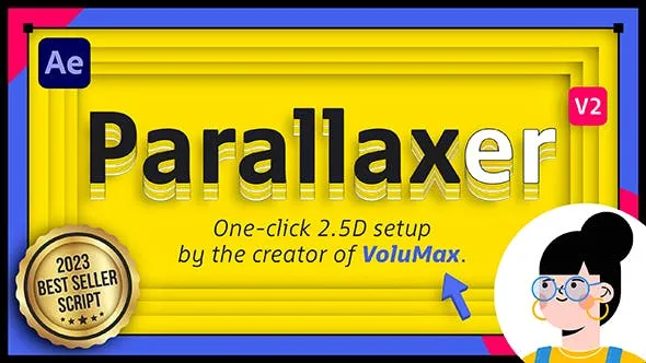 Videohive - PARALLAXER 2 | One click 3D Parallax Script V2 - 45105159