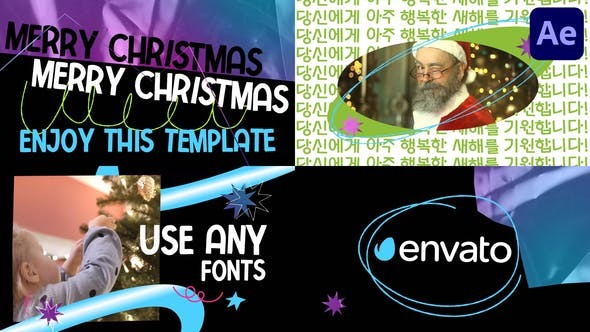 Videohive Stylish Christmas Slides for After Effects 48998510