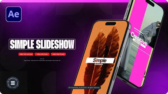 Videohive Vertical Simple Slideshow 49523628