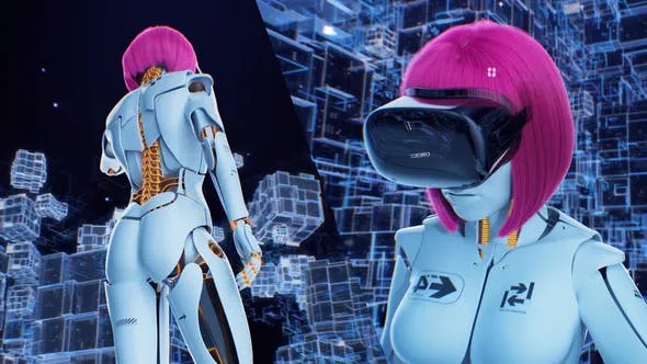 Videohive Virtual Reality Droid After Effects Template 49536736