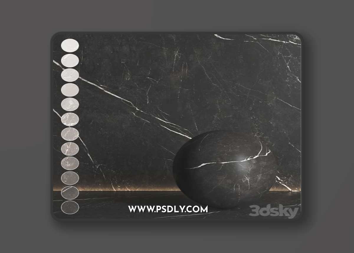 Marble of different shades №17