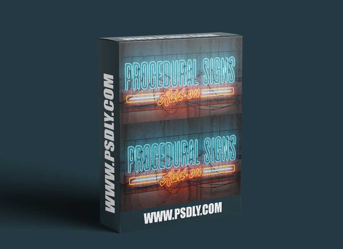 Procedural Signs v1.0 Blender