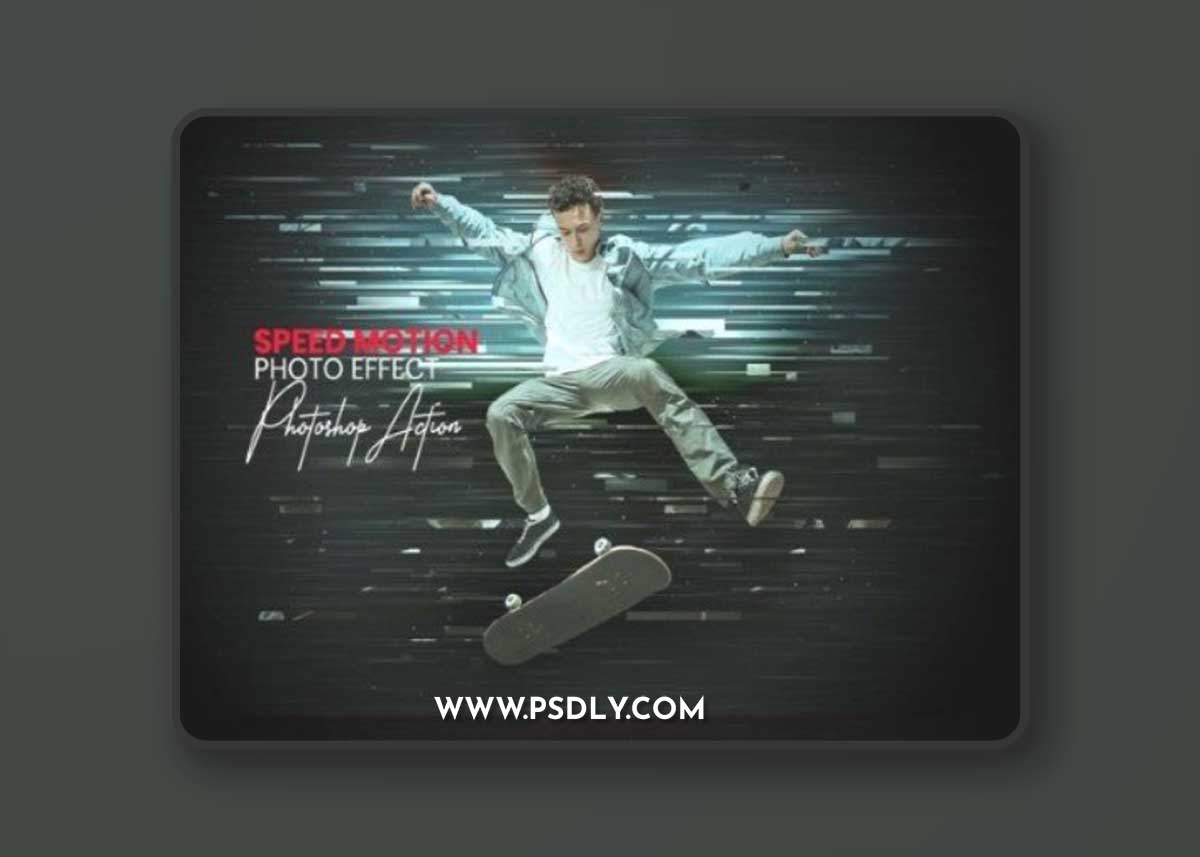 Speed Motion Effect Photoshop Action