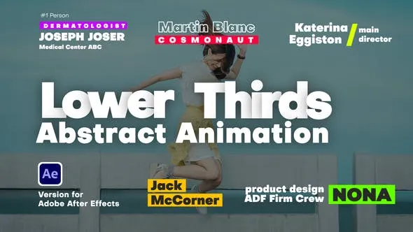 Videohive Abstract Lower Thirds Animation 49618545