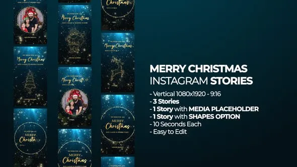Videohive Merry Christmas Instagram Stories 49853956