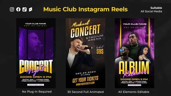 Videohive Music Club Instagram Reels 49562058