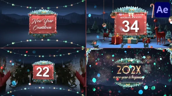 Videohive New Year Countdown for After Effects 49831063