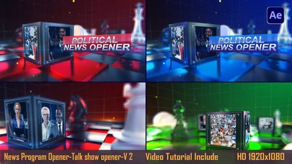 Videohive News Program Opener-Talk Show Opener V-2 47133293