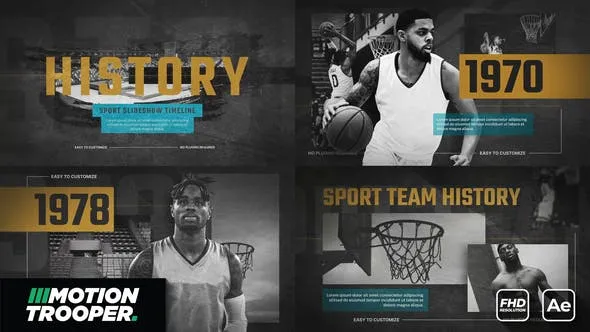 Videohive Sport History Slideshow 49838982