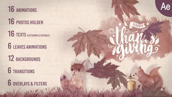 Videohive Thanksgiving Kit 48939657