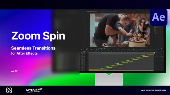 Videohive Zoom Spin Transitions Vol. 02 49968728