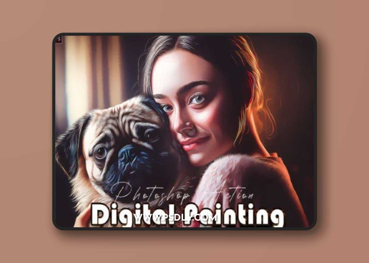 Digital Painting Photoshop Action