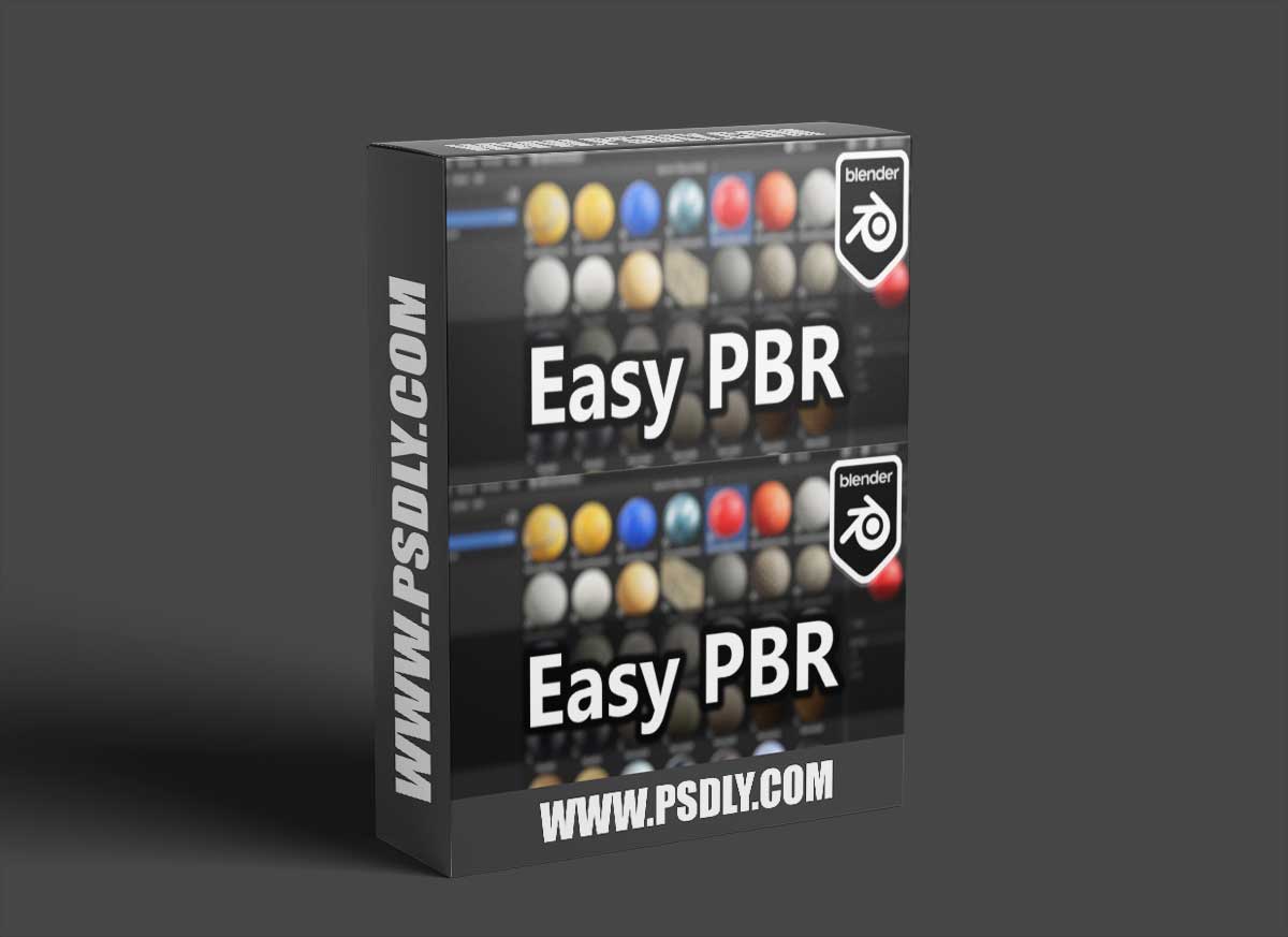 Easy PBR v1.0 + Library - Blender