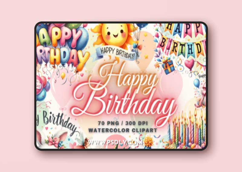 Happy Birthday Clipart - Birthday PNG