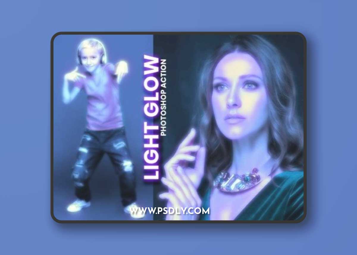 Light Glow Photoshop Action
