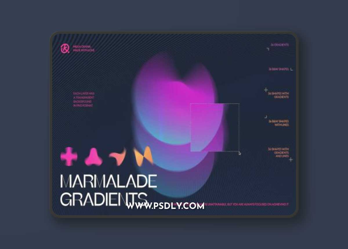 Marmalade — Abstract Gradients & Shapes