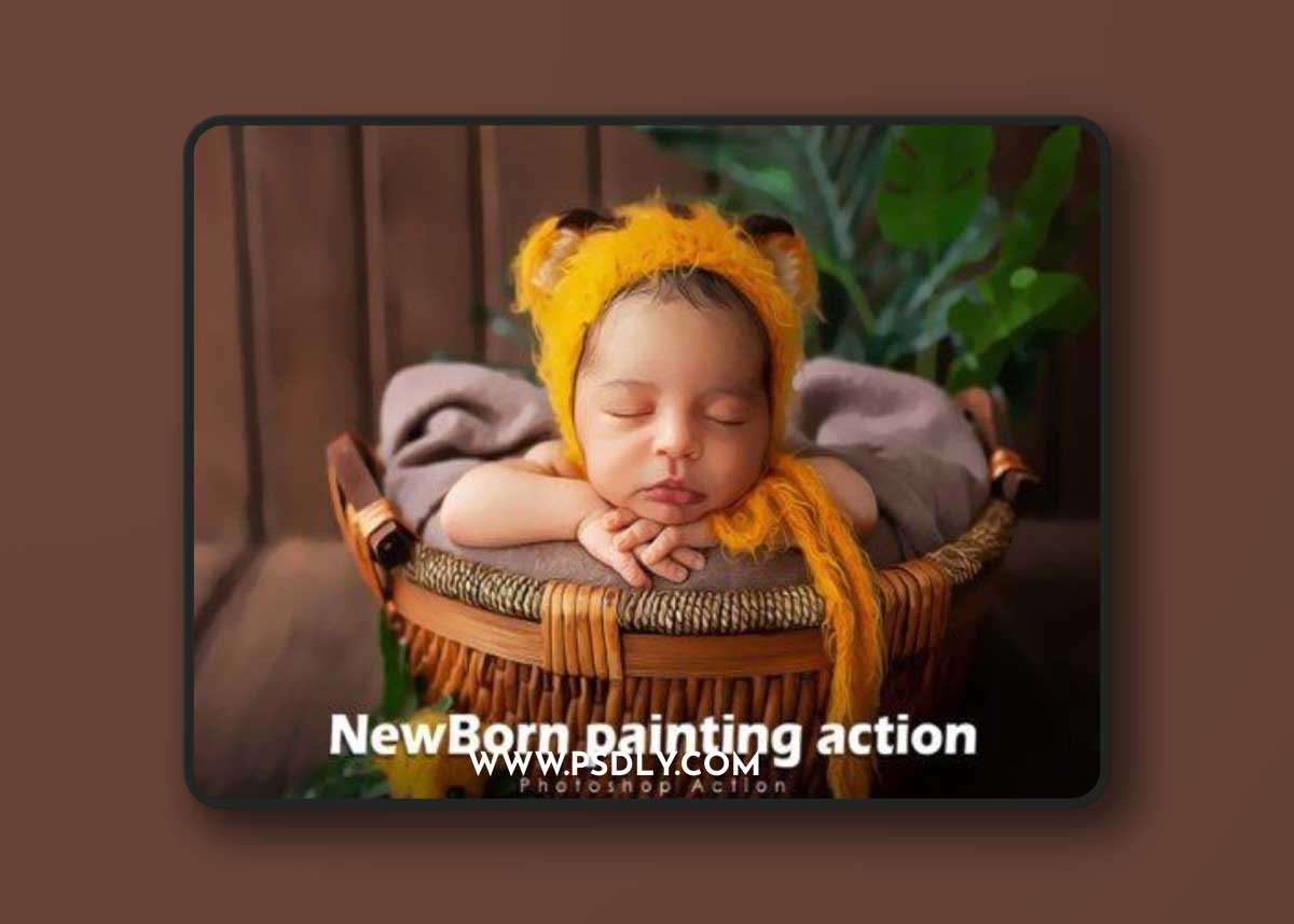 NewBorn Painting Action