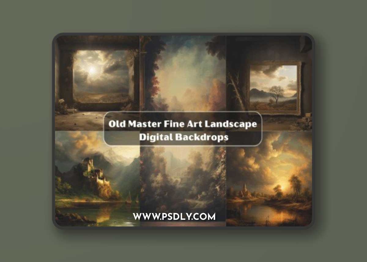 Old Master Fine Art Digital Backdrop