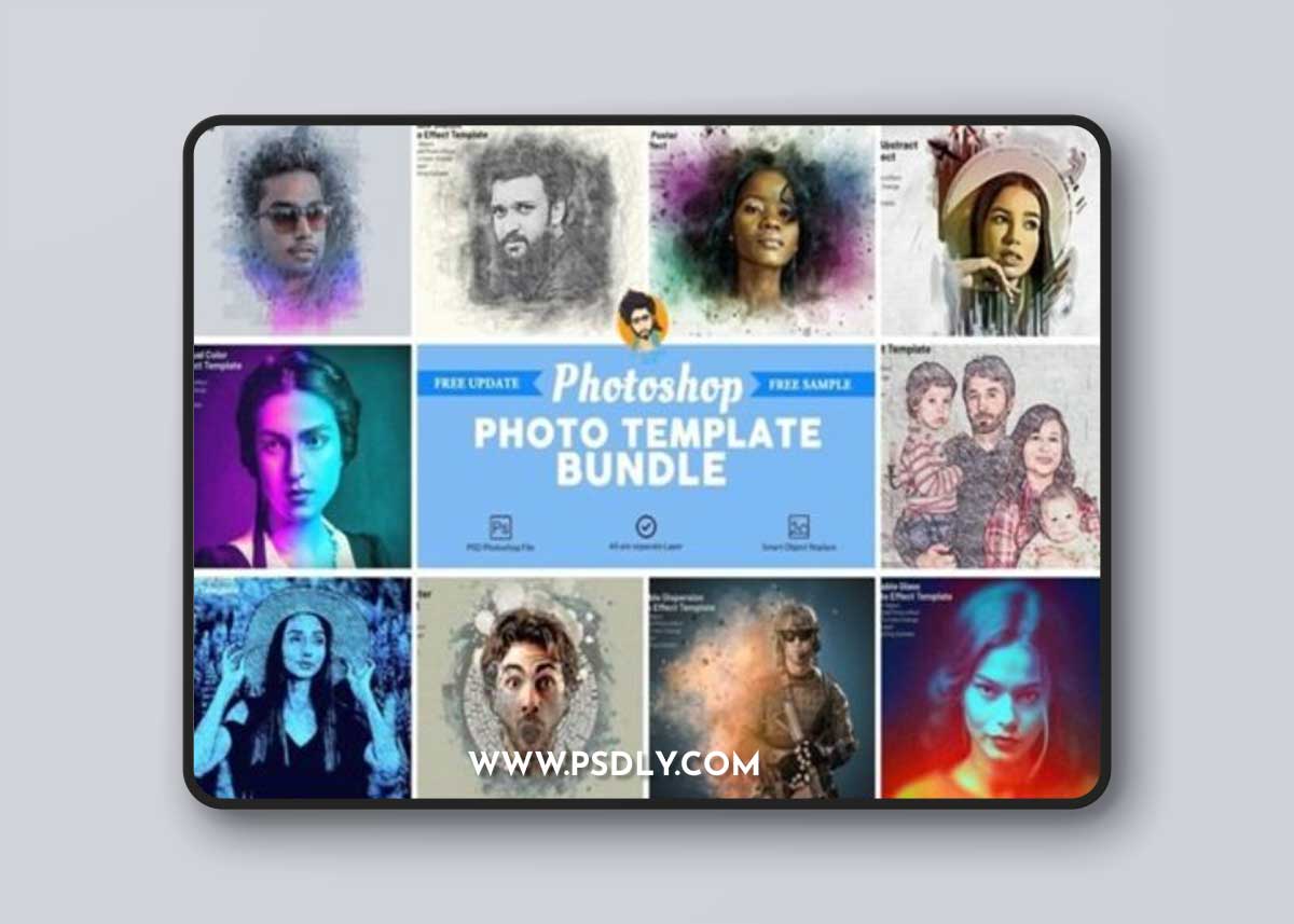 Photo Effect Template Bundle 77756577
