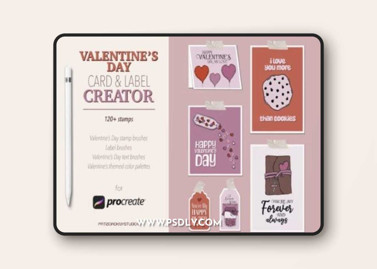 Procreate Valentine’s Day Card Creator