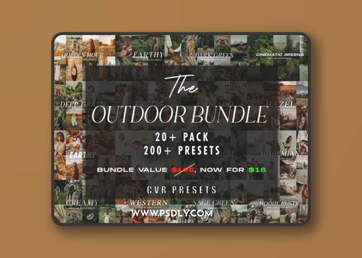 The Outdoor Lightroom Presets Bundle 87811273