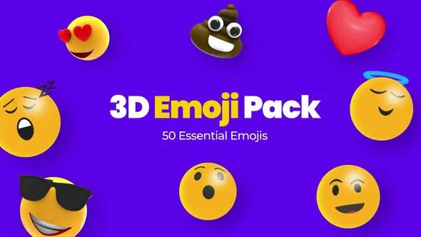 Videohive 3D Emoji Pack 50359577
