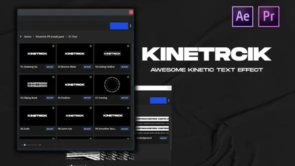 Videohive Kinetrick Text Effect 34112619
