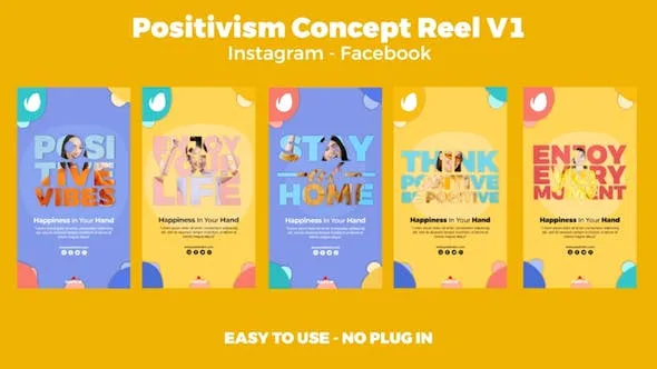 Videohive Positivism Concept Instagram Reel 50193938
