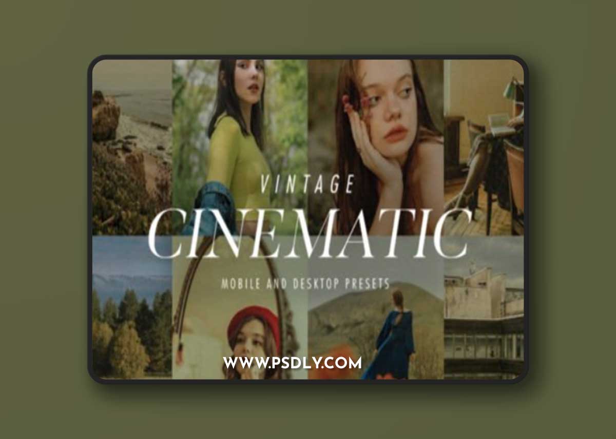 20 Cinematic Lightroom Presets