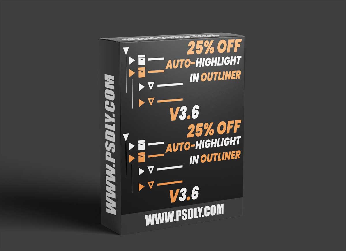 Auto-Highlight In Outliner v3.5.0 for Blender