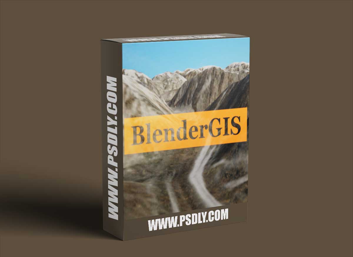 Blender - BlenderGIS v2.2.8