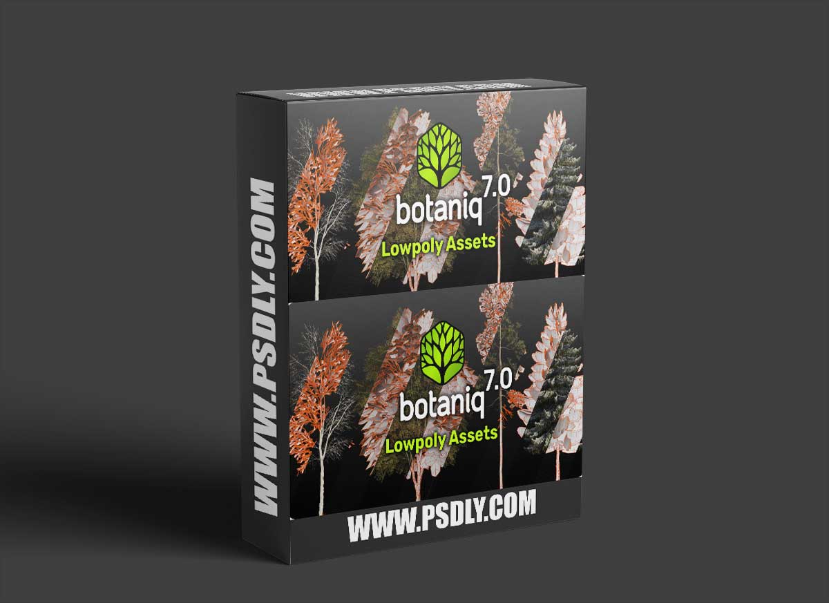 Blender - Botaniq v7 - Tree And Grass Library