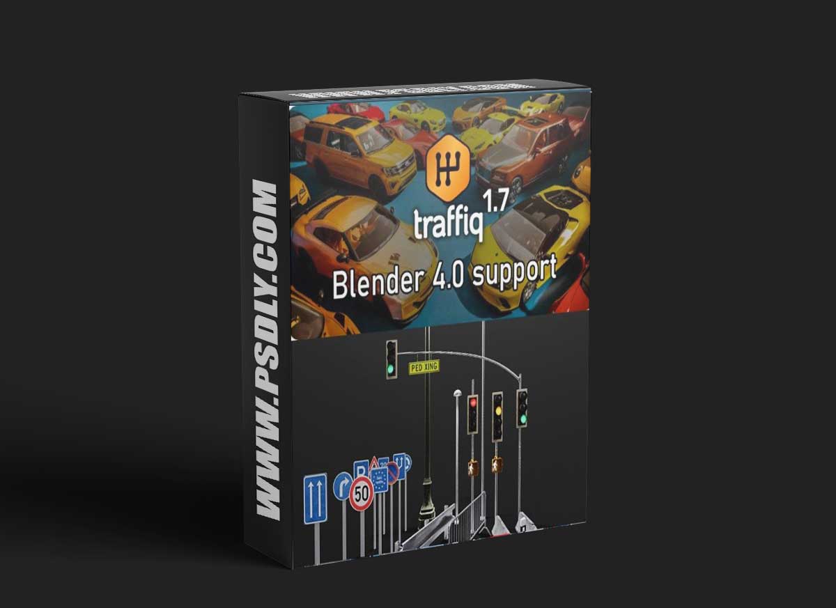 Car - Traffiq Library v2 for Blender