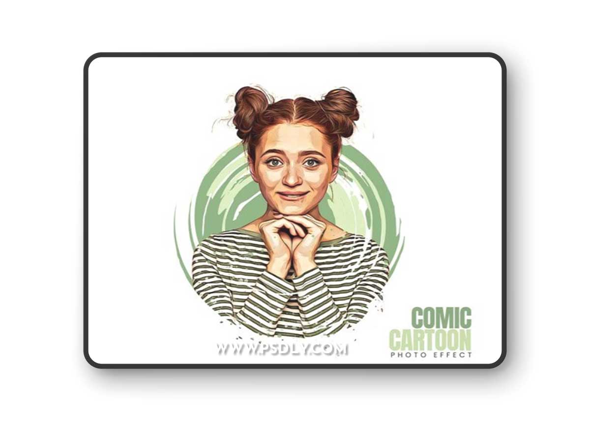 Comic Cartoon Photo Effect for Photoshop