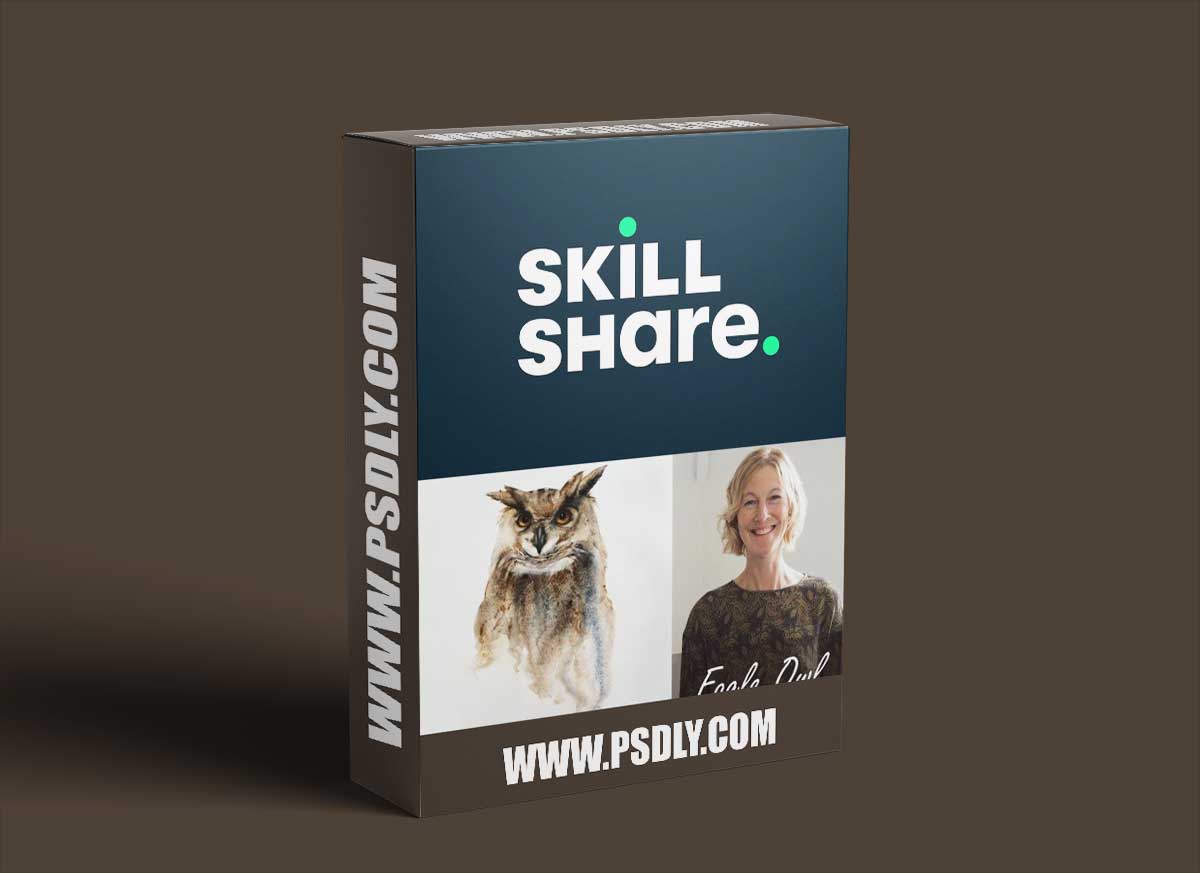 Eagle Owl. A Free-Flow Watercolour Masterclass with Jane Davies