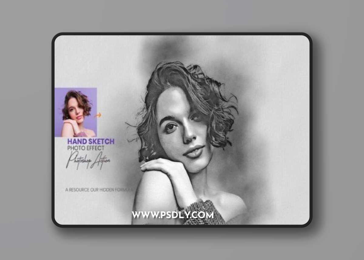 Hand Sketch Photoshop Action