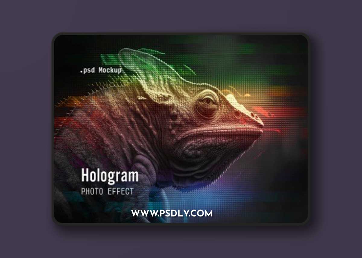 Hologram Photo Effect