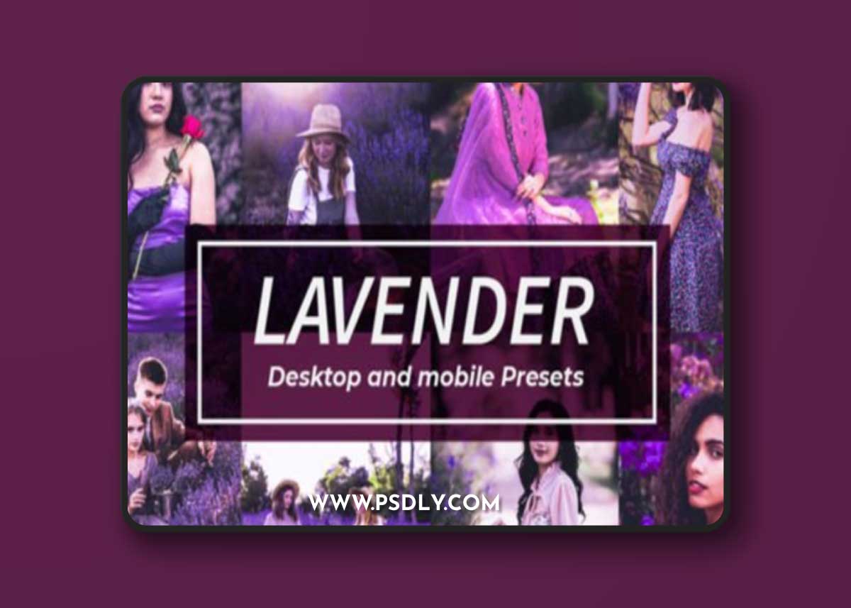 Moody Lavender Lightroom Presets