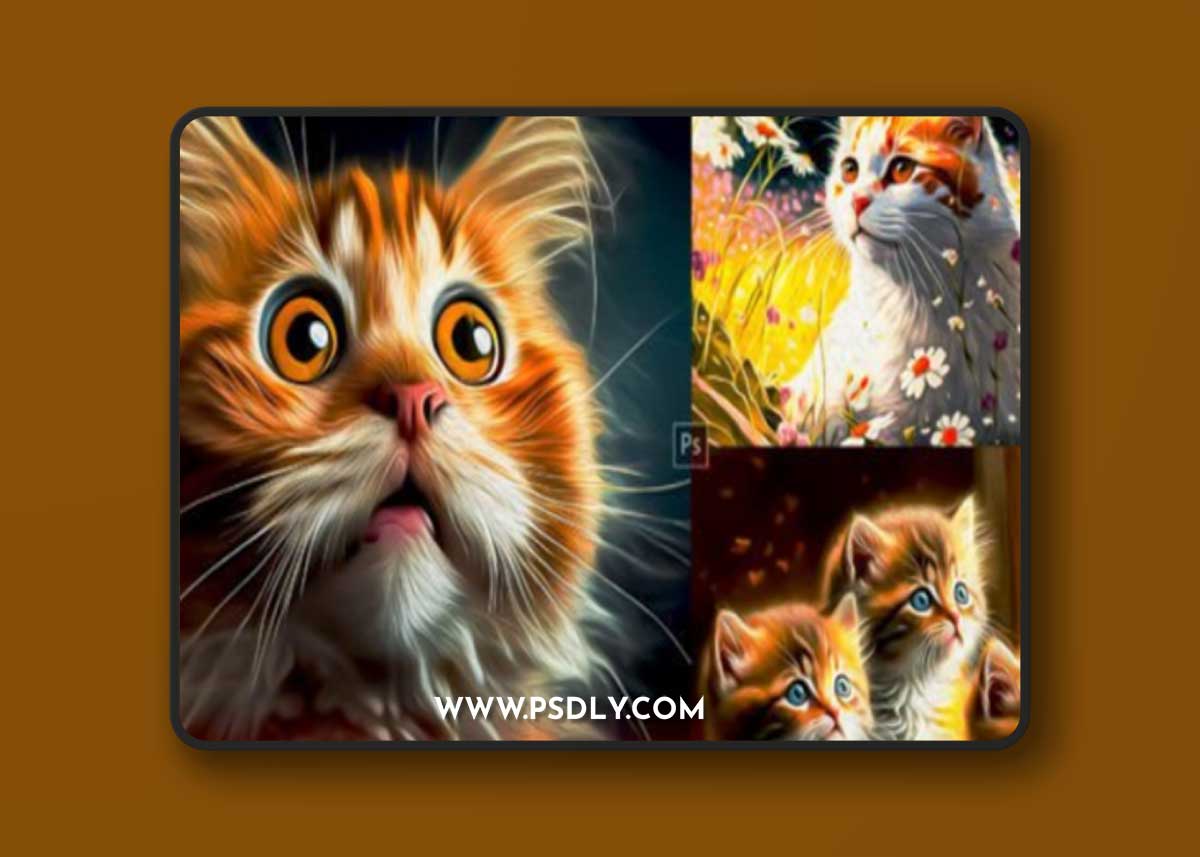 Painted Cartoon Photoshop Action