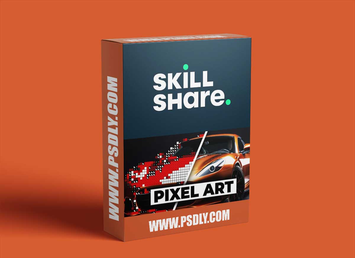 Pixel Art Mosaic Retro Reveal - Create Custom Shapes Animation Generator using Adobe After Effects