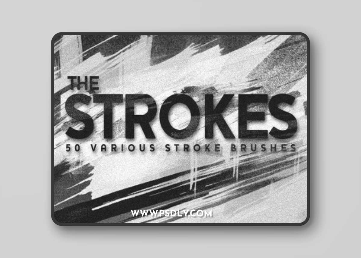 The Strokes - 50 Various Stroke Brushes