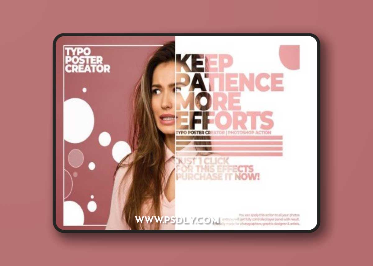 Typo Poster Creator - Photoshop Action