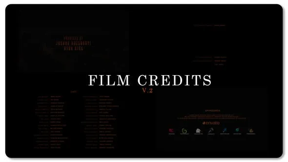 Videohive Film Credits V2 50759050