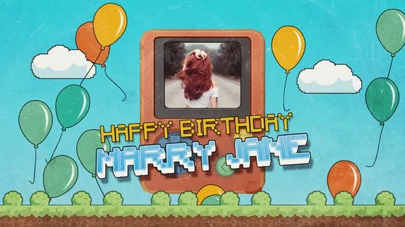 Videohive Game Birthday Wishes 50952578