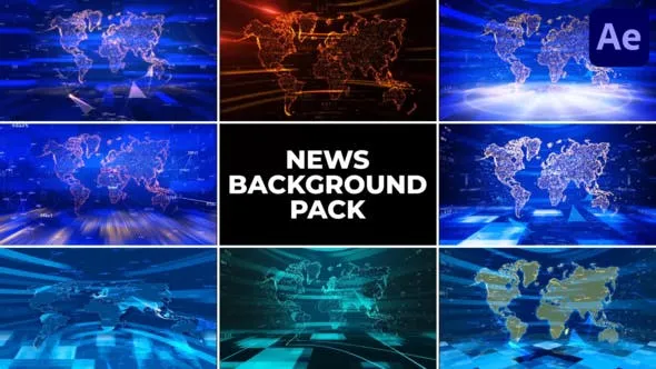 Videohive News Background Pack for After Effects 50693252