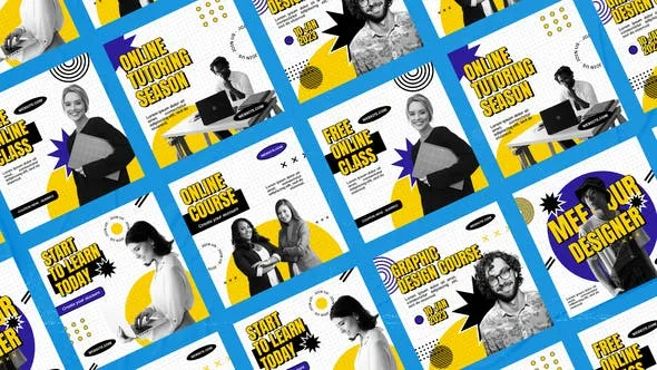 Videohive Onera Course Social Media Post 50836613