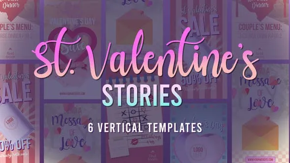 Videohive St Valentine's Stories 50570689