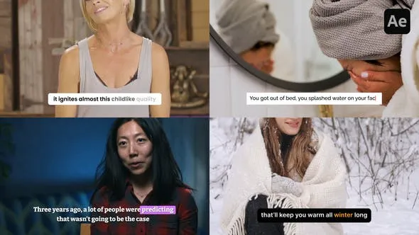 Videohive Subtitles & Captions 50849940