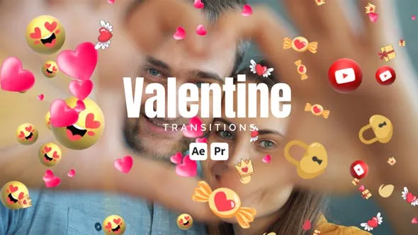Videohive Valentine Transitions 50729418