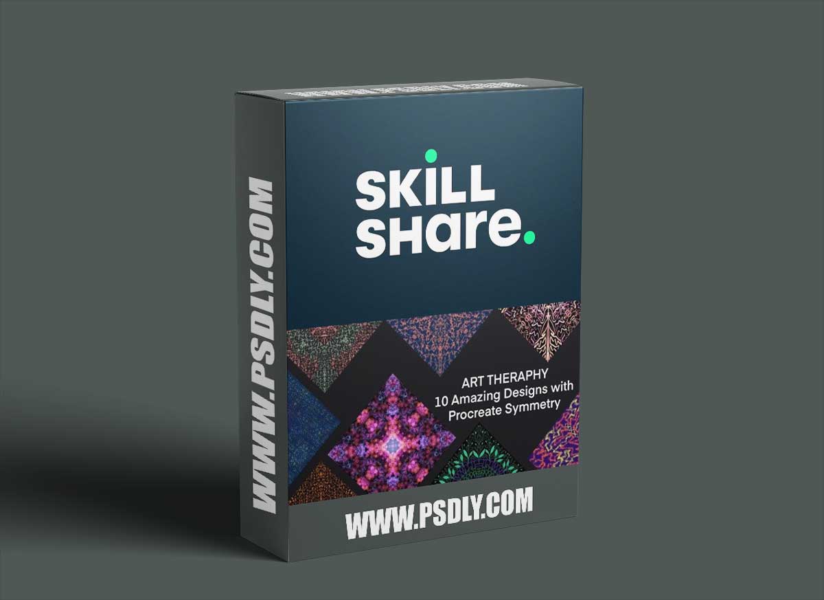 Art Therapy - 10 Amazing Abstract Designs with Symmetry in Procreate